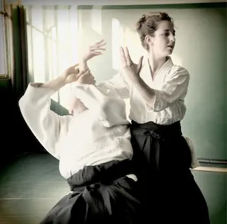 Aikido-Kurs von Frauen für Frauen.