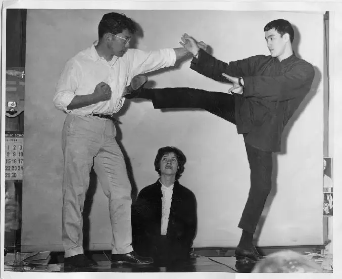 Taky Kimura trainiert mit Bruce Lee