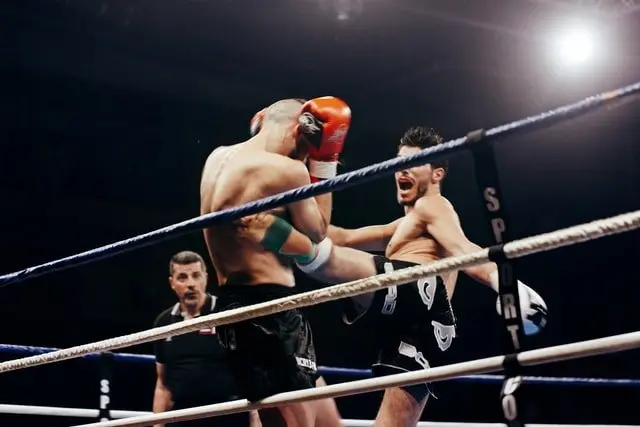 professioneller thailändischer Boxkampf