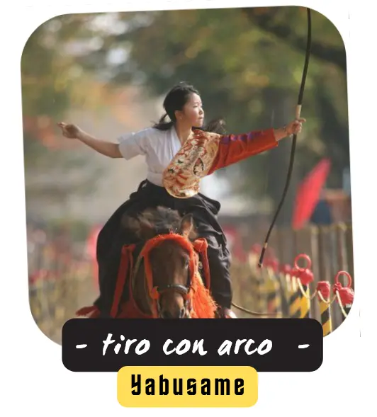 Yabusame - tiro con arco japonés a caballo