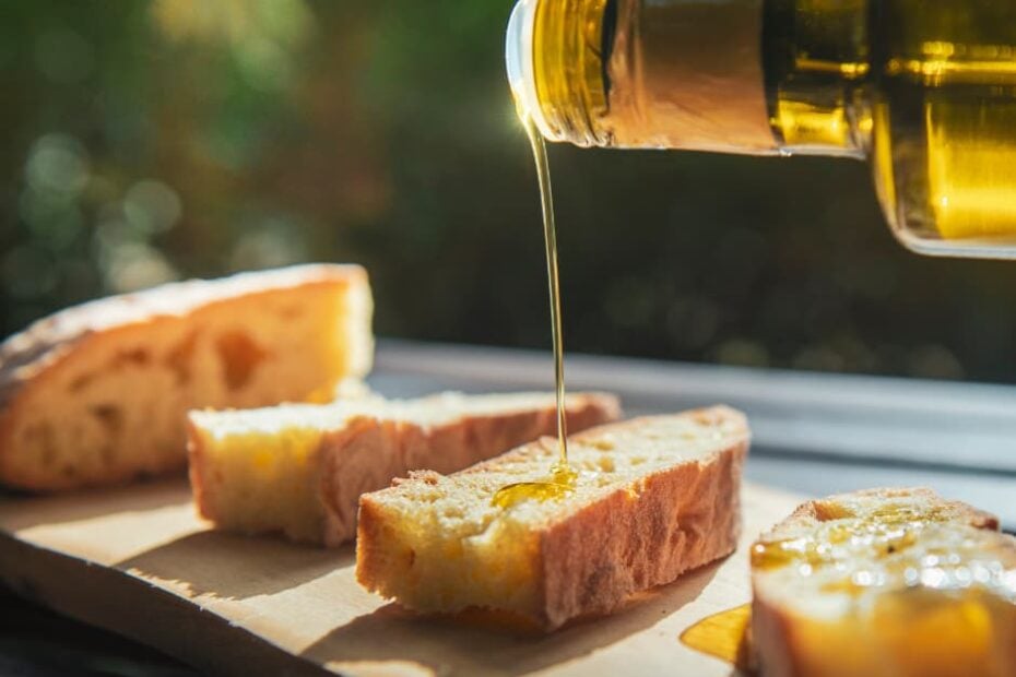 huile d'olive saine