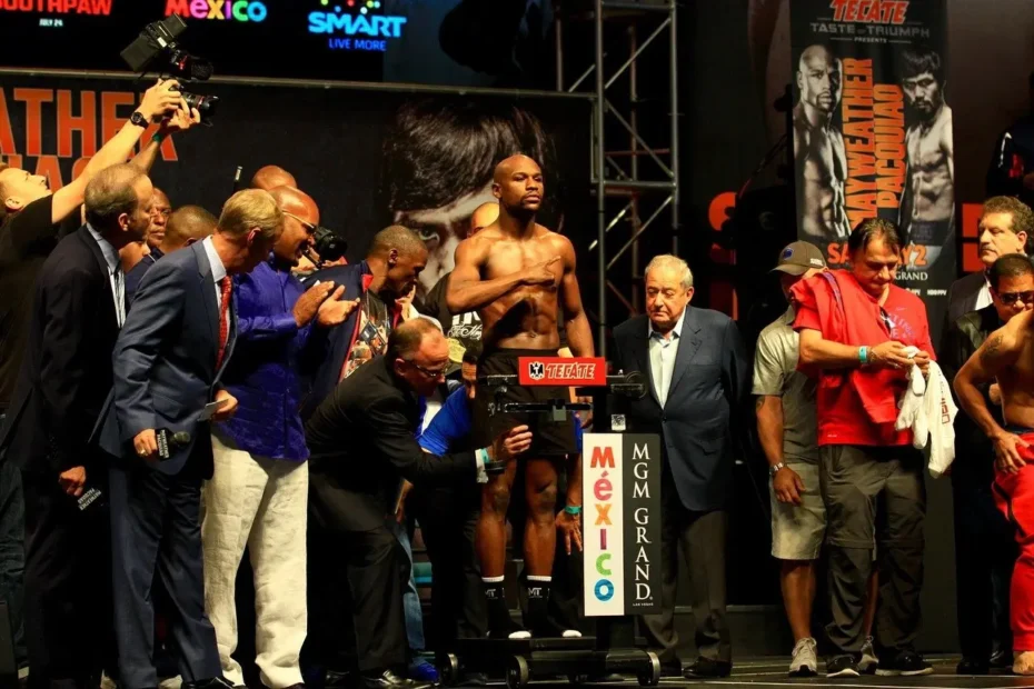 Floyd Mayweather Jr. boxe