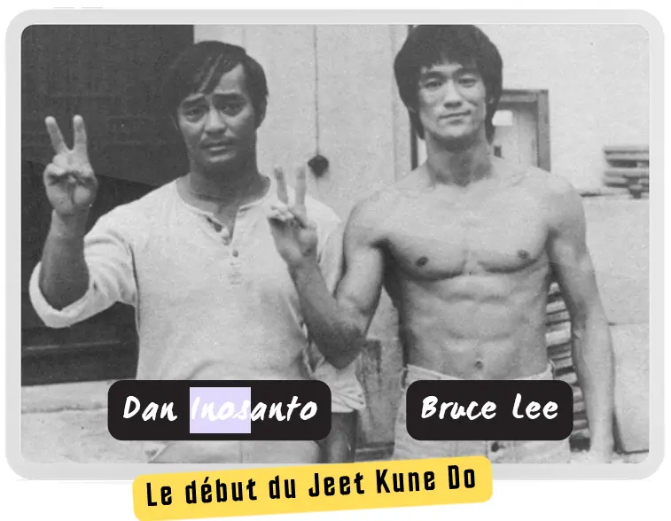 Bruce Lee avec Dan Inosanto - Origines du Jeet Kune Do
