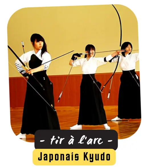 Tir à l'arc KYUDO au Japon