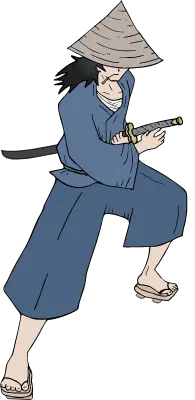 art des samouraïs japonais