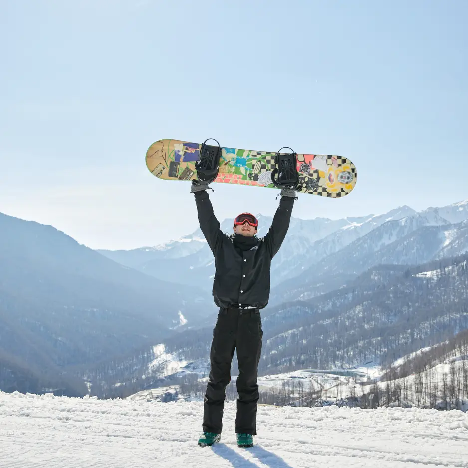 pierwszy raz na snowboardzie